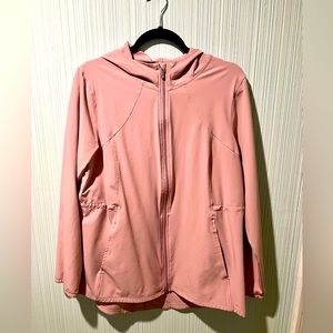Pink lightweight active wear jacket